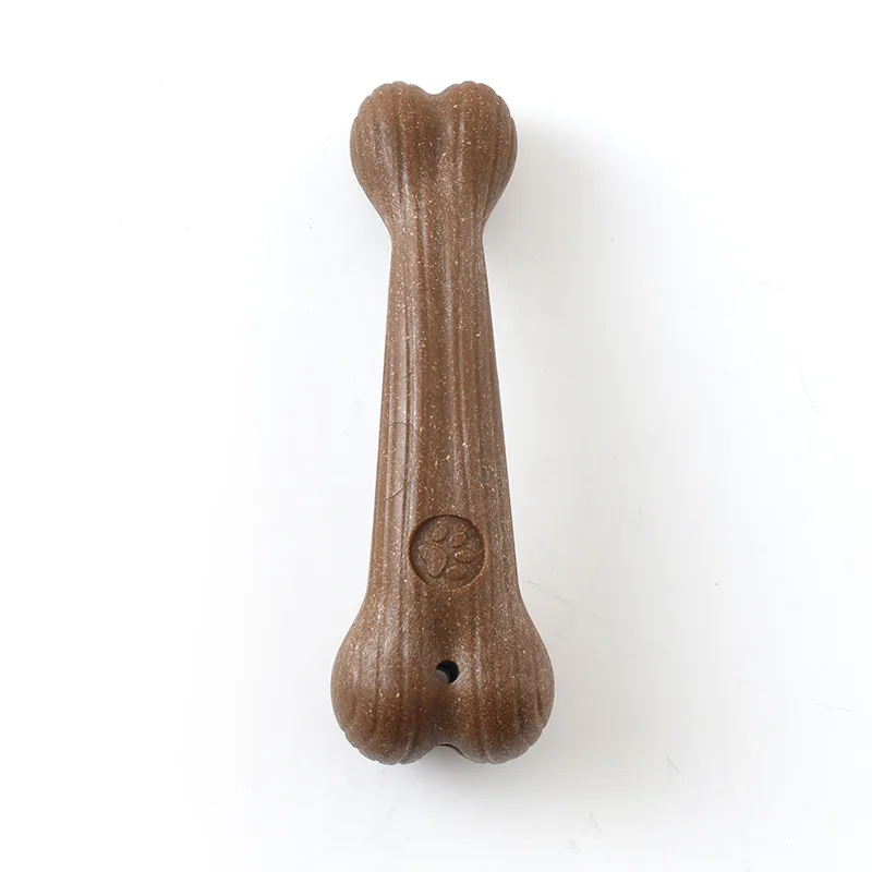 Pet Dog Chew Toys Molar Teeth Clean Stick Interesting Pine Wood Cute Bone Shape Durable Bite Puppy Interactive Toy Pet Supplies