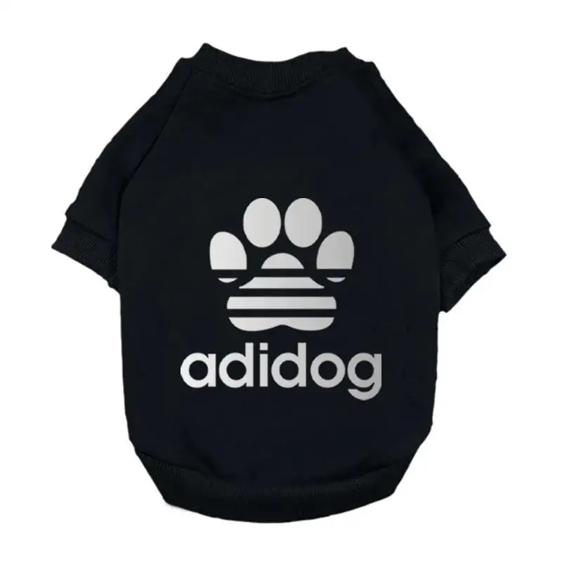 Winter Warm Dog Clothes 2021 Black Gold Clothes For Dogs Fashion Pet Clothes Small Dogs Cats Costume Puppy Bulldog Clothes S-xxl
