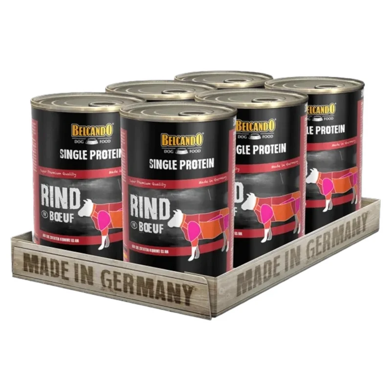 BELCANDO Cane Single Protein Manzo 400gr (Pack 6pz)
