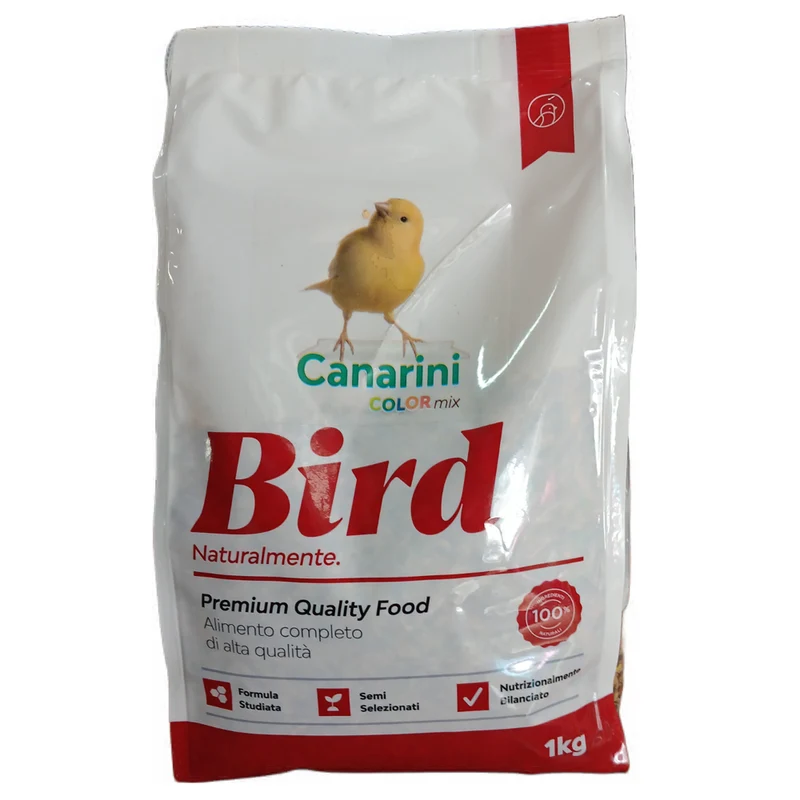 Agria Bird Canarini Color Mix Miscela per Canarini Vitaminizzata Alimento kg 1