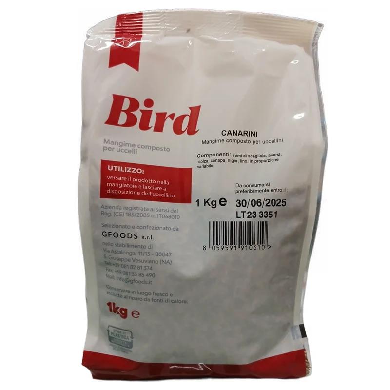 Agria Bird Canarini Miscela Semplice per Canarini Alimenti per Canarini 1 Kg