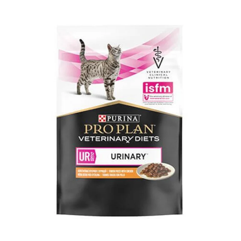 Purina Proplan Urinary al Pollo Alimento Medicato per Gatti Box 10 Bustine X Gr.85