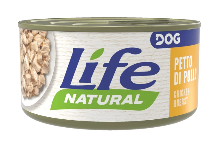 Life Dog Natural Petto di Pollo 90g - Cibo Umido per Cani