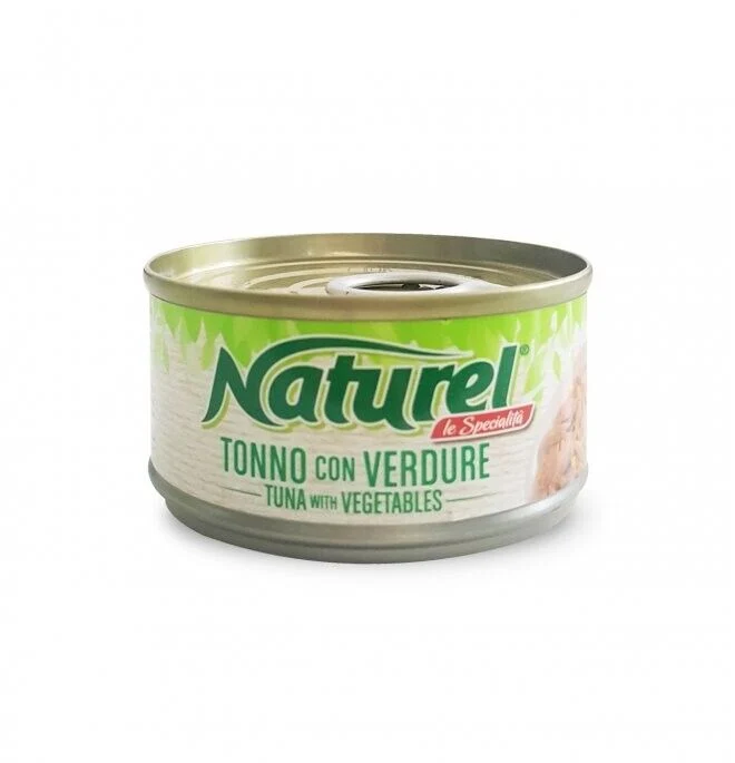 Life Cat Naturel Le Specialità Tonno con Verdure 70g - Cibo Umido per Gatti