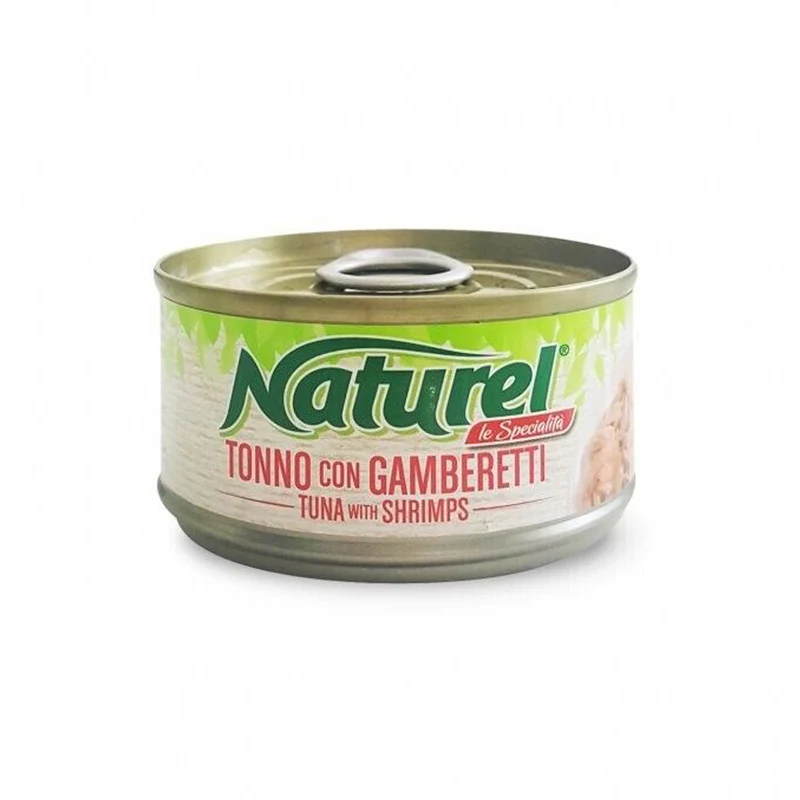 Life Cat Naturel Le Specialità Tonno con Gamberetti 70 g - Cibo Umido per Gatti