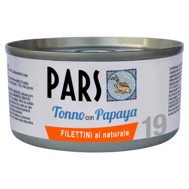 PARS 19 Filettini Naturali Tonno con Papaya 85Gr