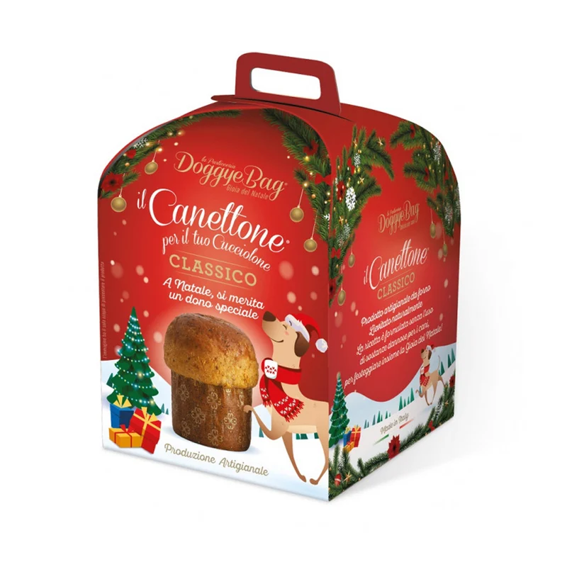 Doggye Bag Canettone Classico Panettone per Cani 125 g - Regalo di Natale
