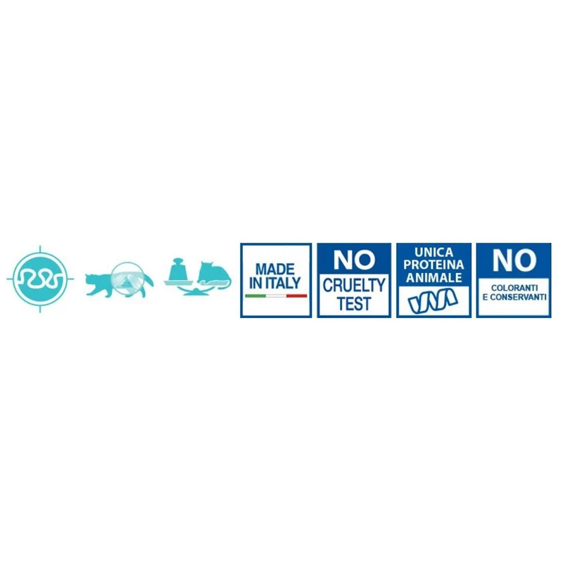 Monge Natural Sterilised Monoprotein Merluzzo Crocchette Gatti Sterilizzat 1,5kg