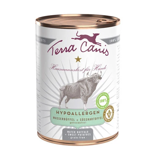 Terra Canis HYPOALLERGENIC Bufalo con Patata Dolce Umido Per Cani