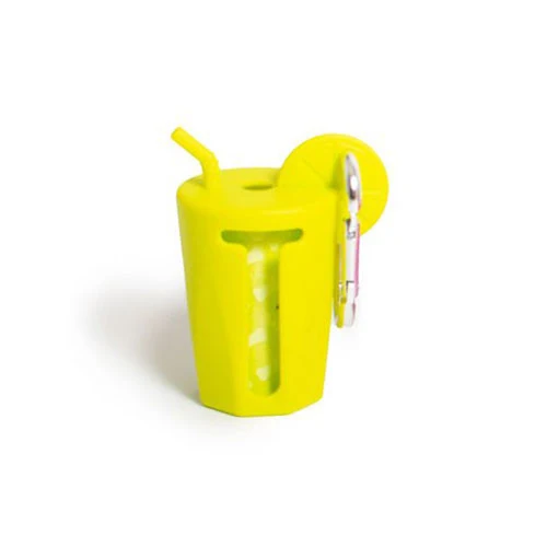 Farm Company Fidoroll Porta Sacchetti Igienici Cocktail Silicone Fluo Verde