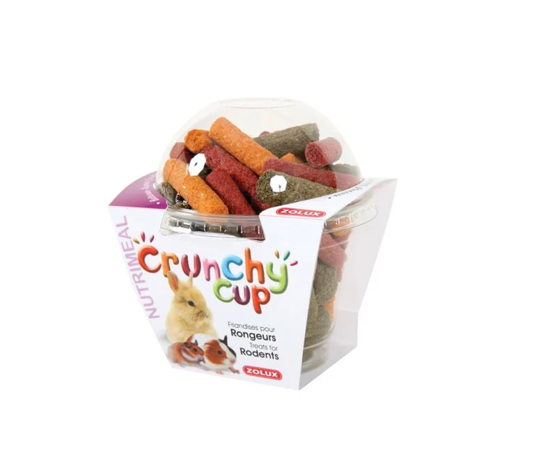Zolux Crunchy Cup Erba Medica Carota Barbabietola 180g