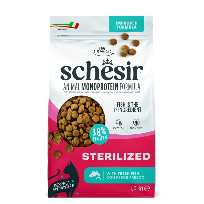 Schesir Animal Monoprotein Sterilized Pesce 1,5kg