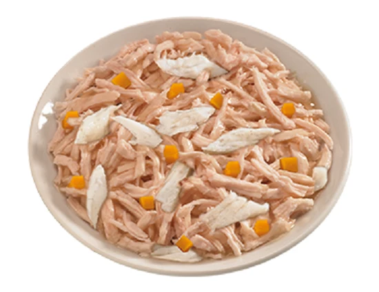 Life Cat Natural Le Ricette Pollo con Pesce Bianco 150g - Cibo Umido per Gatti