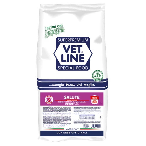 Vetline Cane Salute TAGLIA PICCOLA Monoproteico Pesce