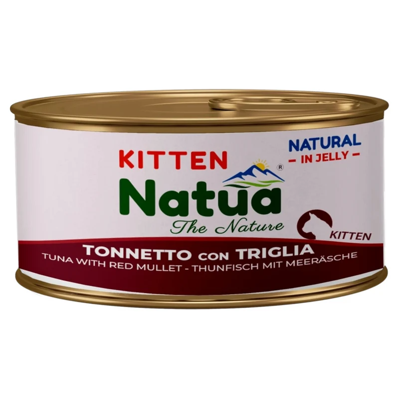 NATUA Cat Kitten Jelly Natural Tonnetto con Triglia 85Gr