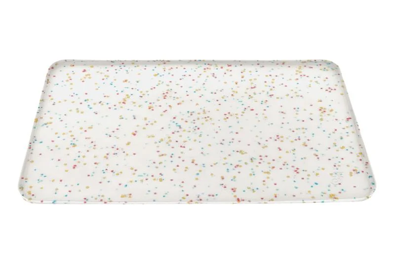 Tappetino sottociotola "Confetti" pieghevole in silicone - Ferribiella