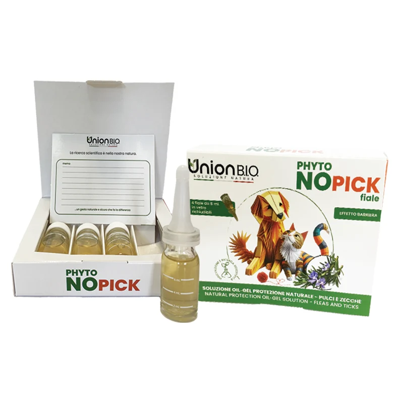Union Bio PhytoNoPick Fiale Antiparassitario per cani e gatti