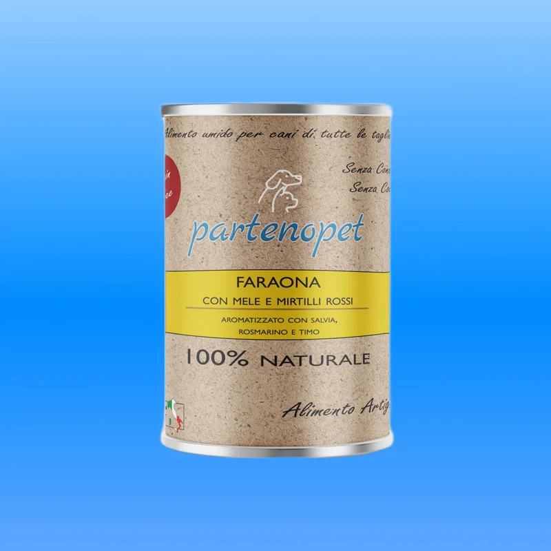 Partenopet Umido Cani Pollo e Faraona con Mele e Mirtilli 400 g