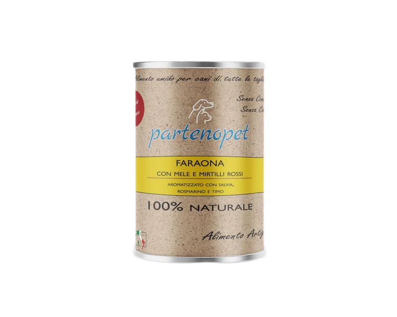 Partenopet Umido Cani Pollo e Faraona con Mele e Mirtilli 400 g
