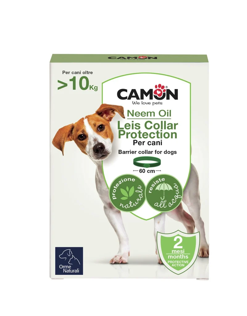 Collare antiparassitario naturale "Leis Barriera all'Olio di Neem" - Orme Naturali Camon