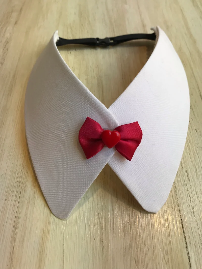 Colletto In Cotone "Con Cravatta o Papillon" - Da Tommy Pet Boutique