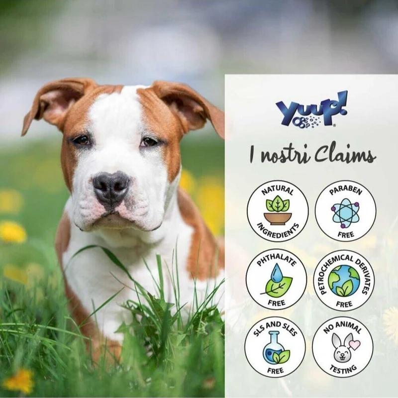 Yuup Shampoo Tea Tree Oil Olio Di Neem per Cani e Gatti Effetto Barriera 250ml