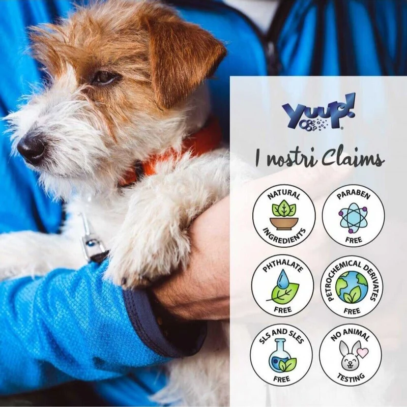 Yuup Shampoo Manti Ruvidi per Cani e Gatti con Manti con Pelo Ruvido 250ml