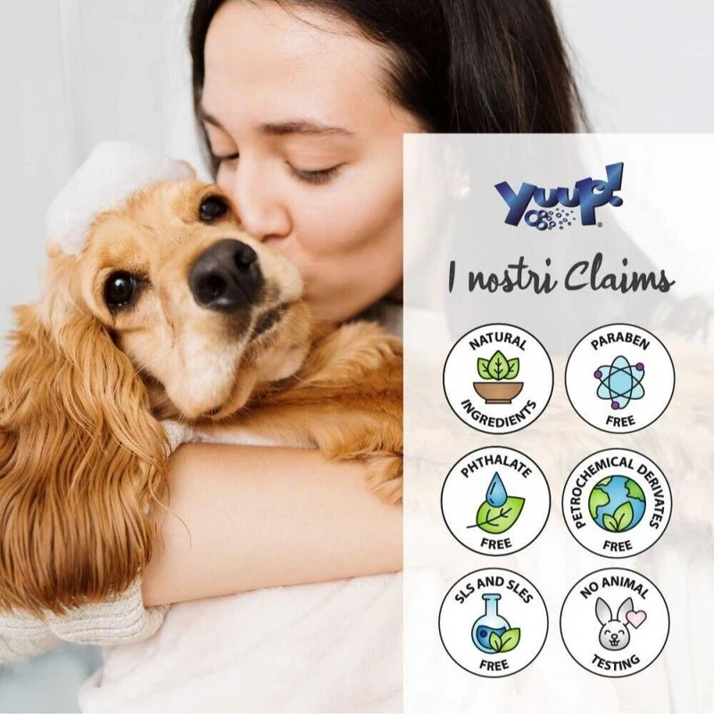 Yuup Shampoo Manti Lunghi per Cani Shampoo Ideale per i Manti Lunghi 250ml