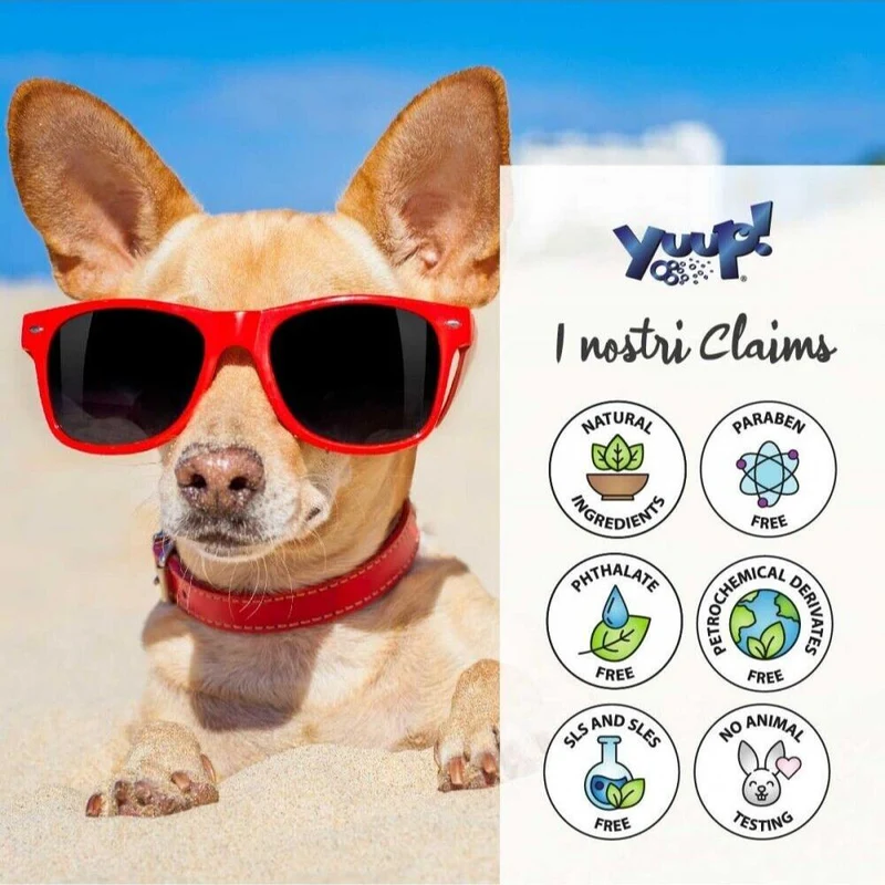 Yuup Shampoo Doposole per Cani e Gatti ad Azione idratante e Rinfrescante 250ml