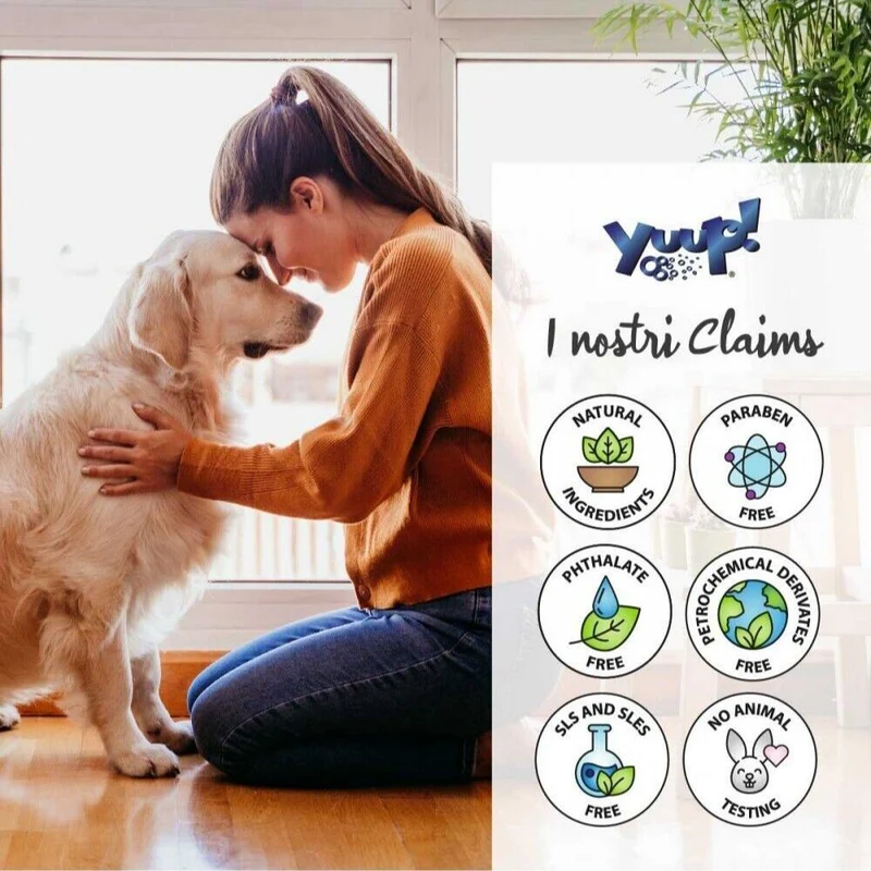 Yuup Lozione Pulizia Occhi per Cani e Gatti Detergenza del Contorno Occhi 150ML