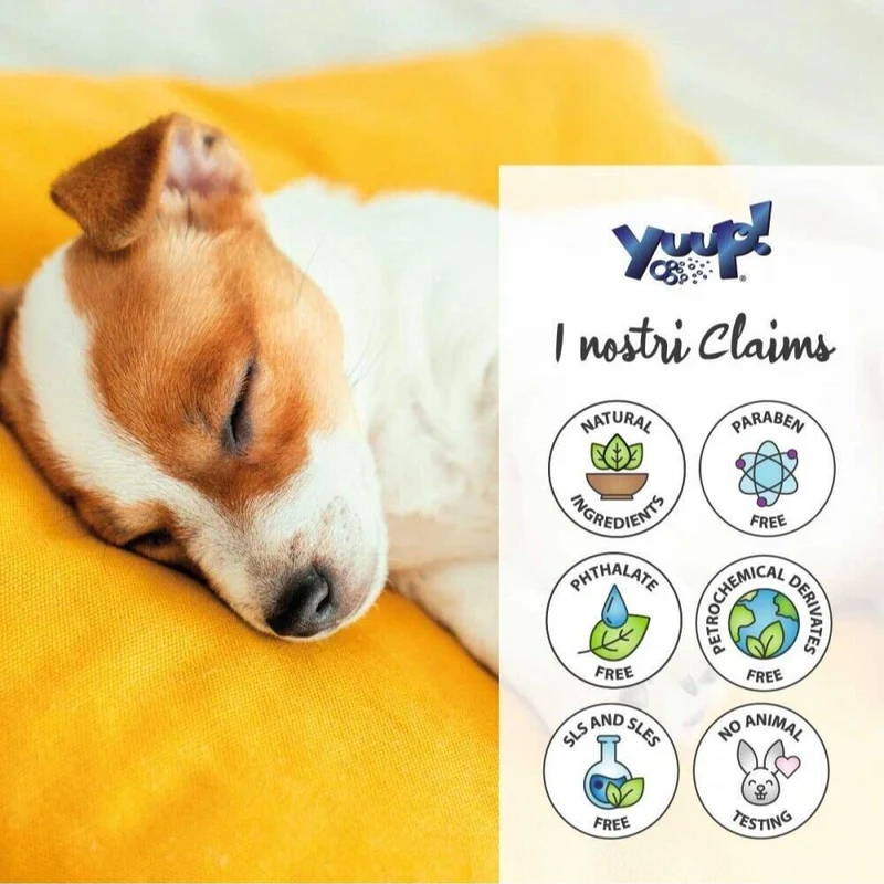Yuup Shampoo Cuccioli e Pelli Sensibili per Cani e Gatti Protettivo Cute 250ml