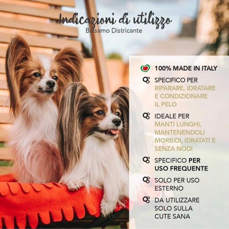 Yuup Balsamo Districante per Cani e Gatti Azione Condizionante Lisciante 250ml
