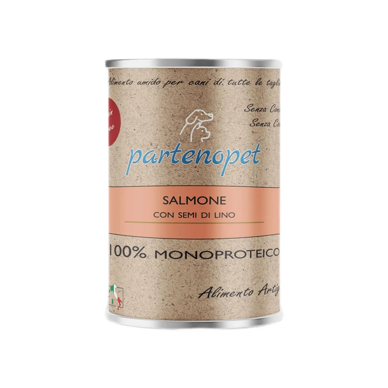 Partenopet Umido Cani Monoproteico Salmone Grain Free 400 g