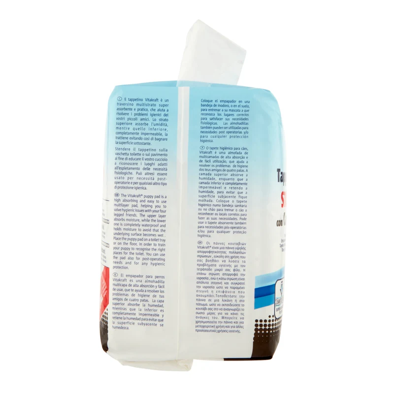 Vitakraft Tappetini Igienici STOP ODORI con carbone attivo per Cani Traversine 60x60 15 pz