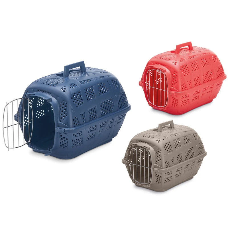 Imac Carry Sport Metal Trasportino per cani piccoli e gatti con porta in metallo