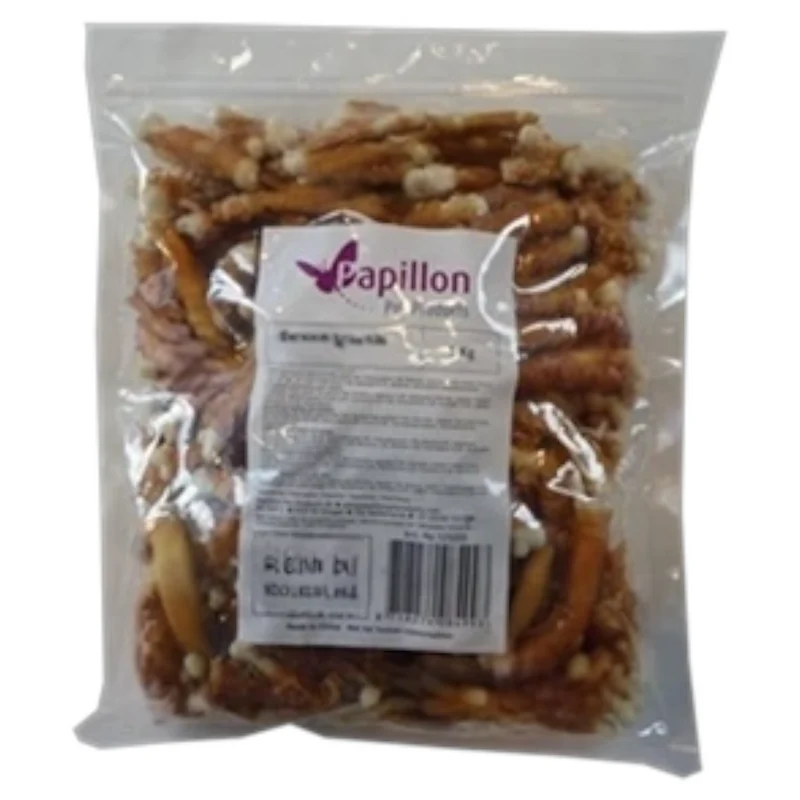 PAPILLON Snack Cane Rawhide Sticks Salmone 100pz (1Kg)