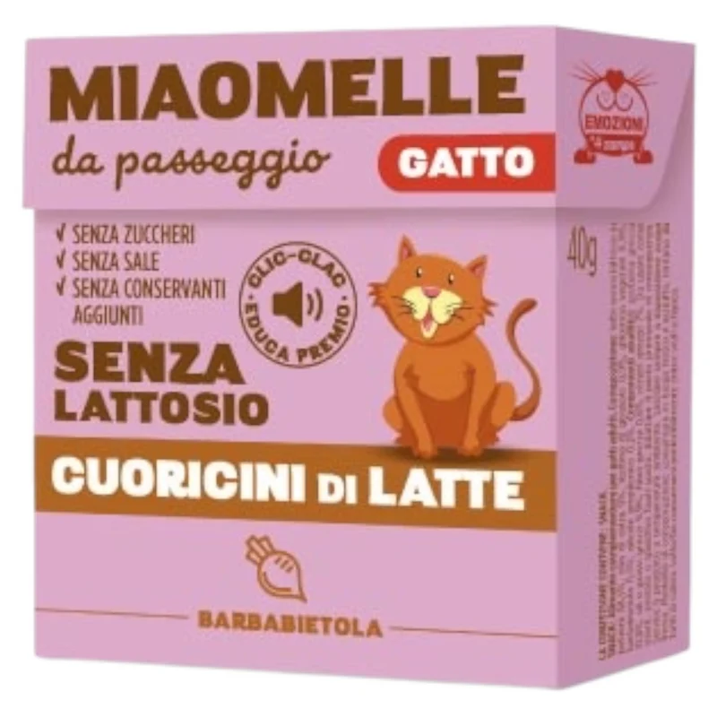 EMOZIONI A 4 ZAMPE Gatto Miaomelle Cuoricini di Latte