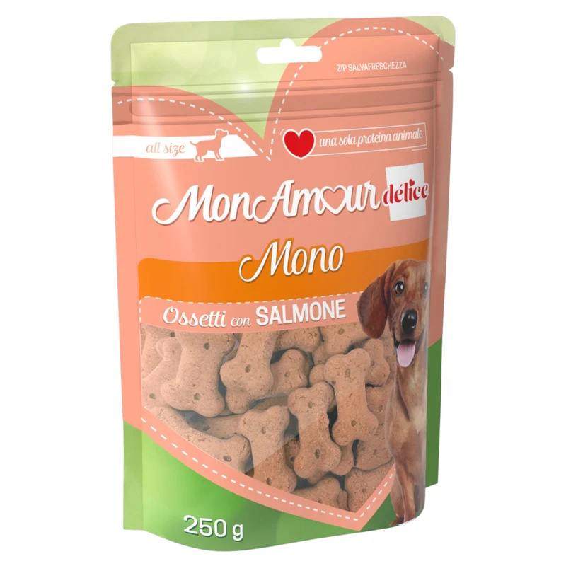 MON AMOUR Biscotti Mono Ossetti Salmone 250gr