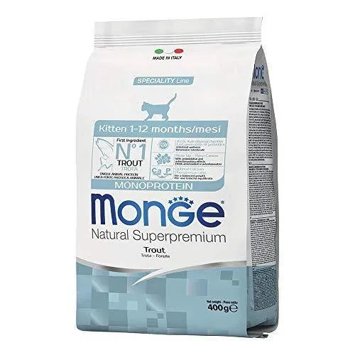 Monge Natural Superpremium Kitten Monoprotein Trota 400g