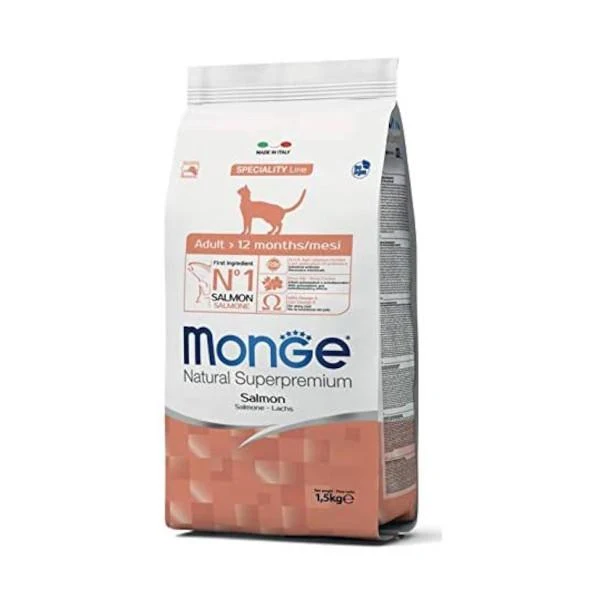 Monge Natural Superpremium Adult Monoprotein Salmone 400g
