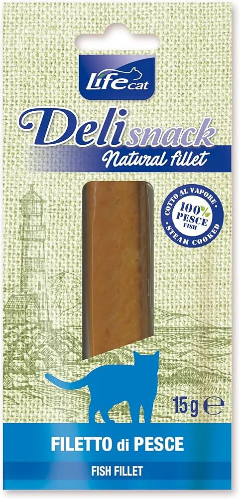 Lifecat Deli Snack Filetti di Pesce 15g