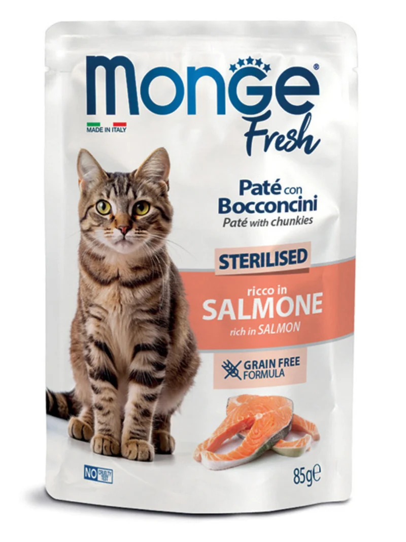 Monge Fresh Adult Sterilised Salmone 85g