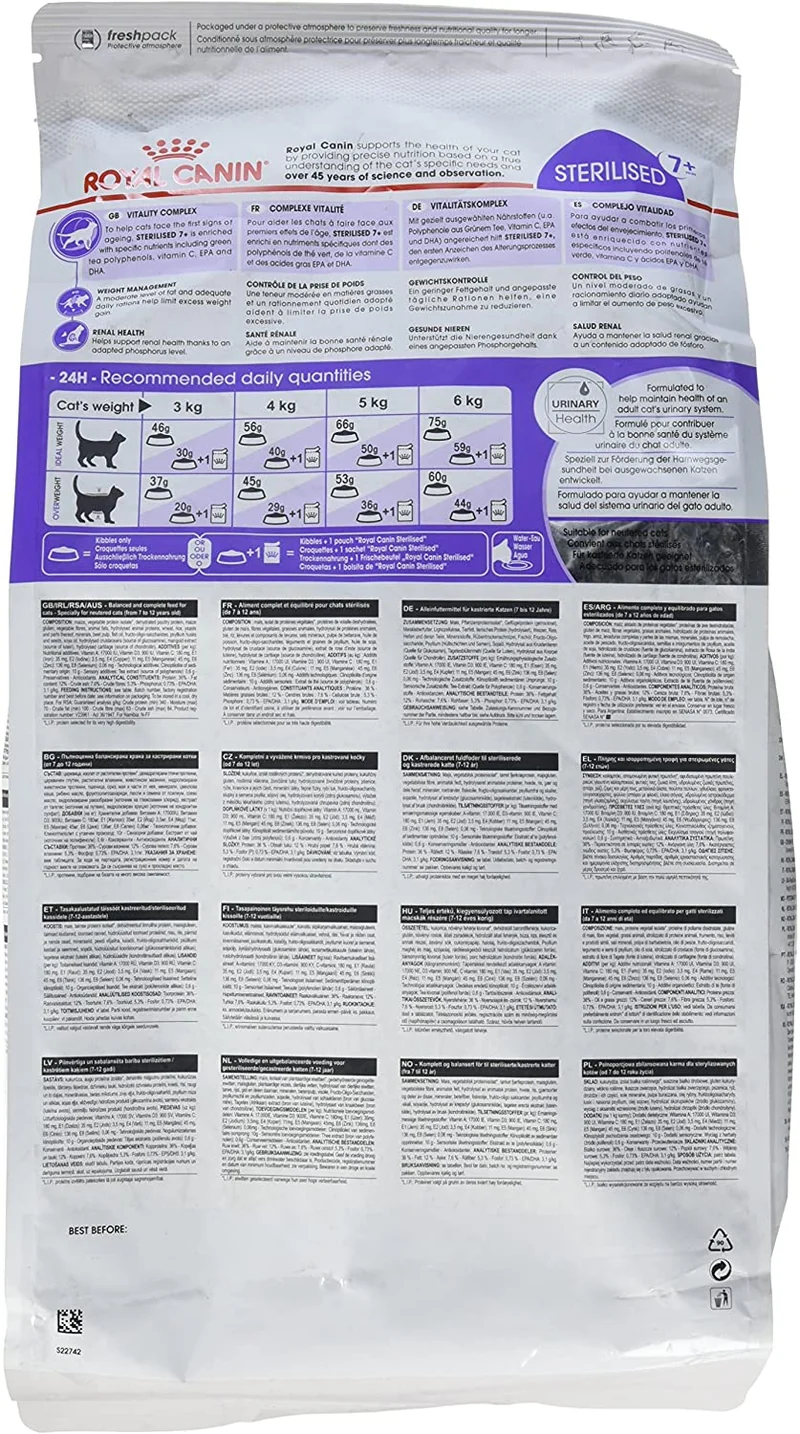 Royal Canin Feline Sterilised 7+ 3,5kg