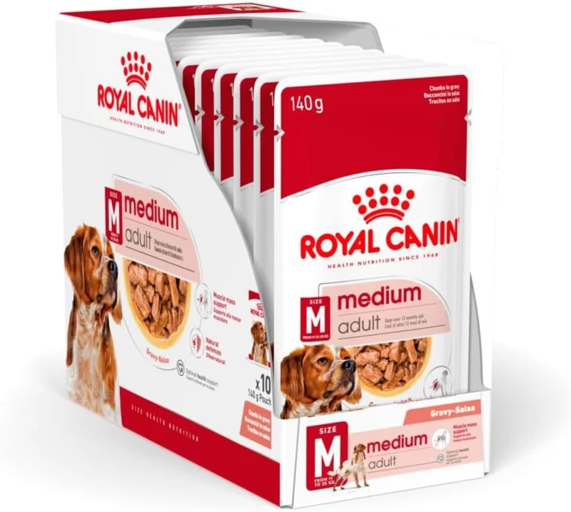 10x140g Royal Canin Medium Adult Cane