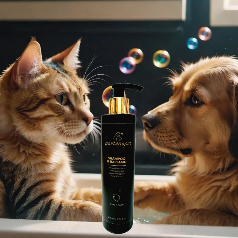 Partenopet Shampoo e Balsamo 2 in 1 Cani e Gatti 250 ml