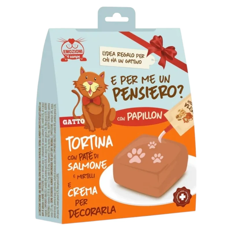 EMOZIONI A 4 ZAMPE Gatto Un Pensiero con Salmone e Crema