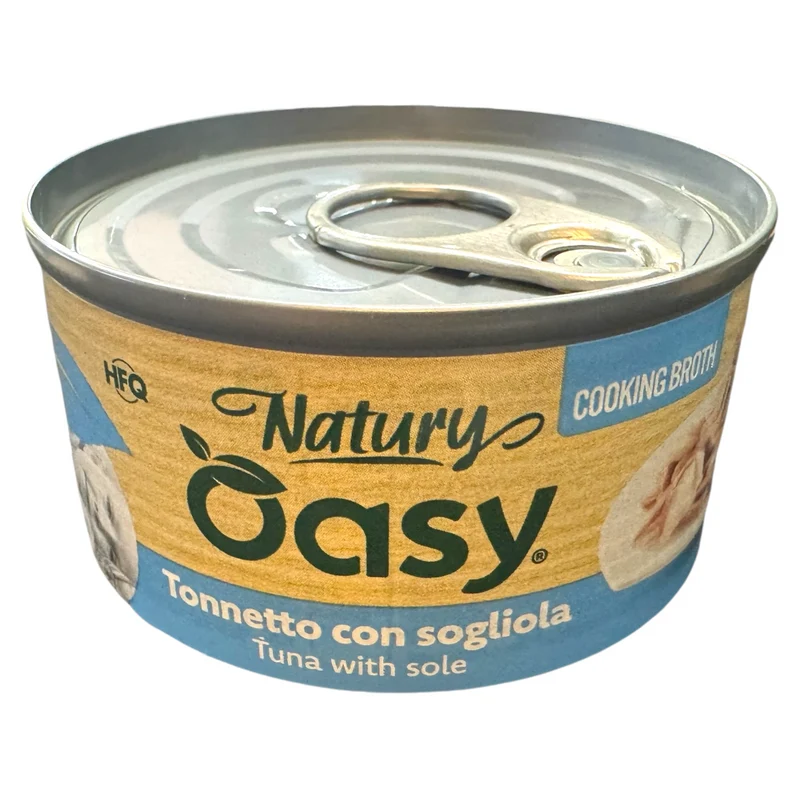 OASY Gatto Natury Broth Tonno con Sogliola 85gr