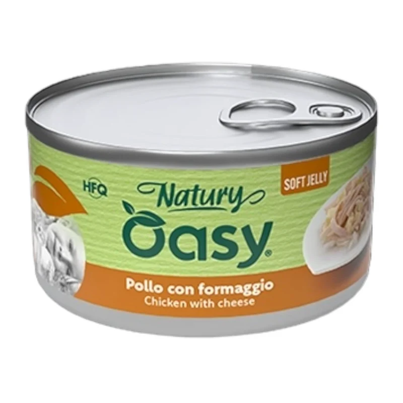 OASY Gatto Natury Broth Pollo con Formaggio 85gr
