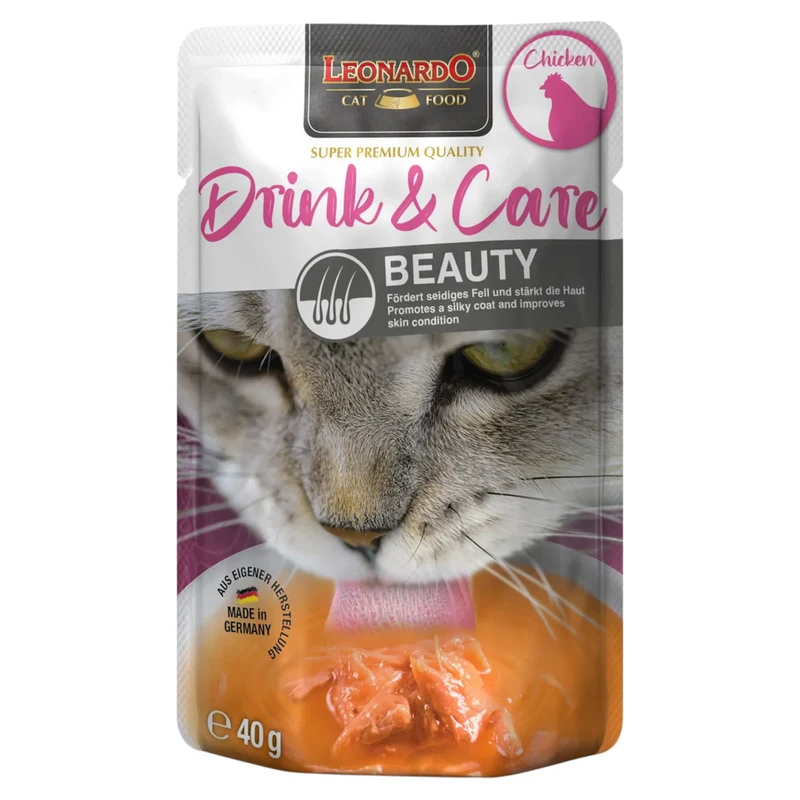 LEONARDO Drink Beauty Care Pollo 40gr