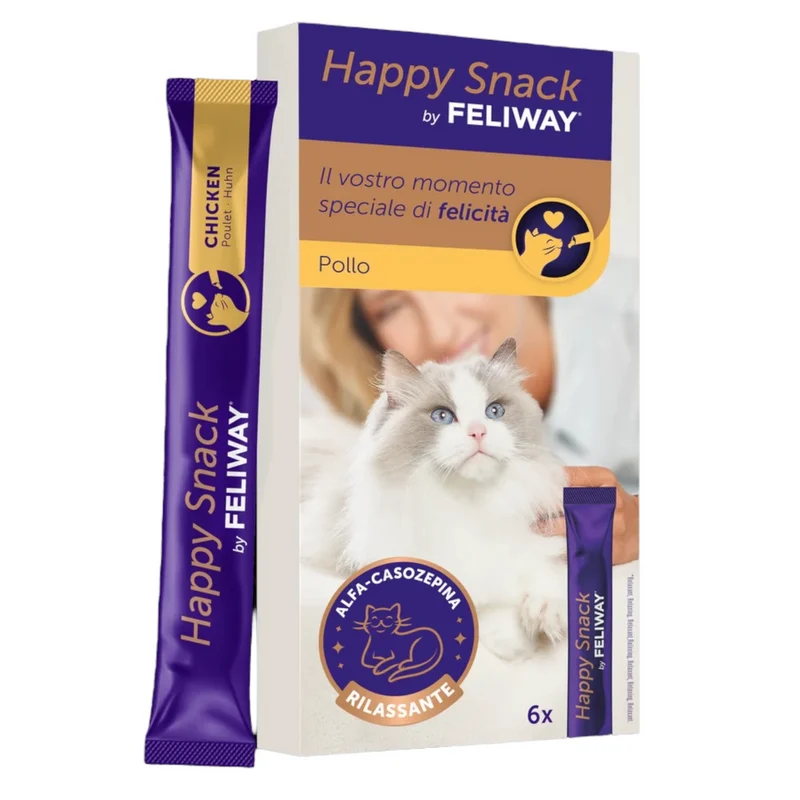 CEVA Gatto Happy Snack Feliway Pollo 6pz